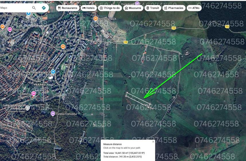 Teren extravilan - 14.387mp - Valea Seaca - Hunedoara - 1