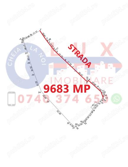 Teren de 9683 mp, în Babadag