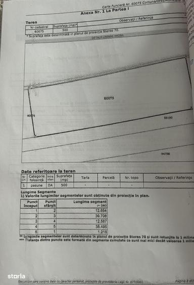 Teren de vanzare Osorhei ! - 2