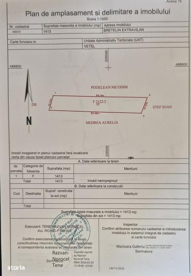 1.413mp extravilan Valea Vetelului zona retrasa - 5