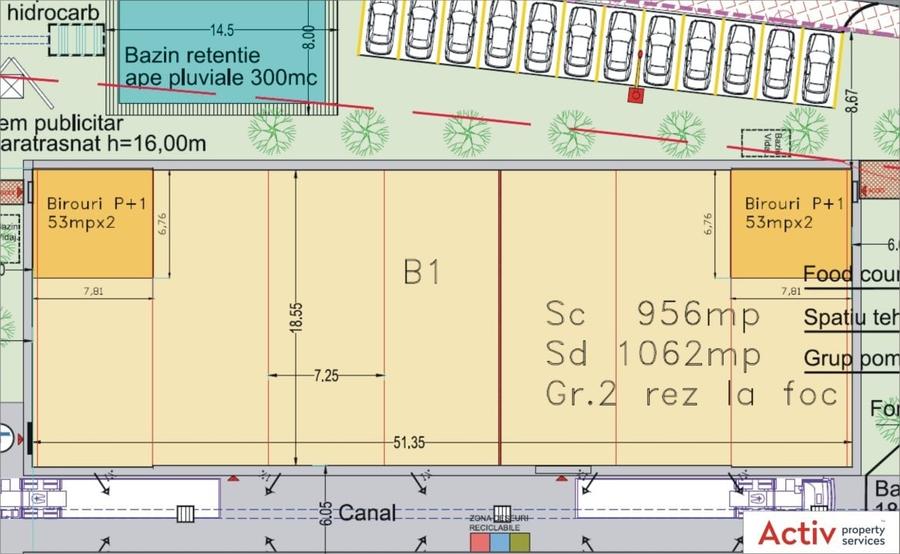 ÎNCHIRIERE HALĂ - SHOWROOM BUCUREȘTI - LIFTCON MOGOSOAIA - 1196 mp - 2