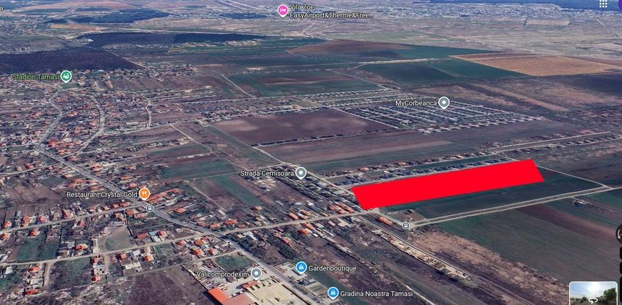 Teren în rate la dezvoltator | toate utilitatile | Acces A0 și DN1 - 6