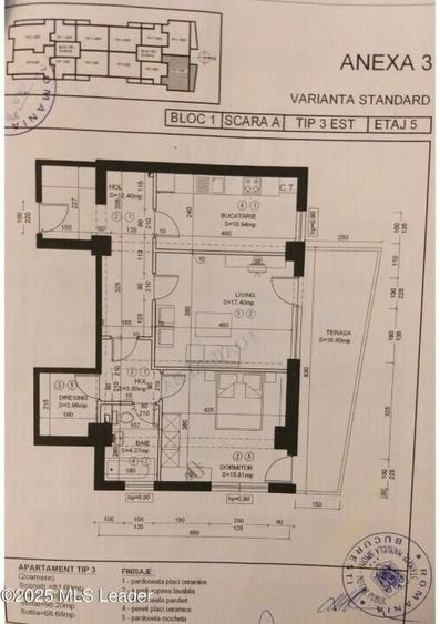 2 camere, mobilat, utilat in Confort City + 2 loc. de parc. optional. - 23