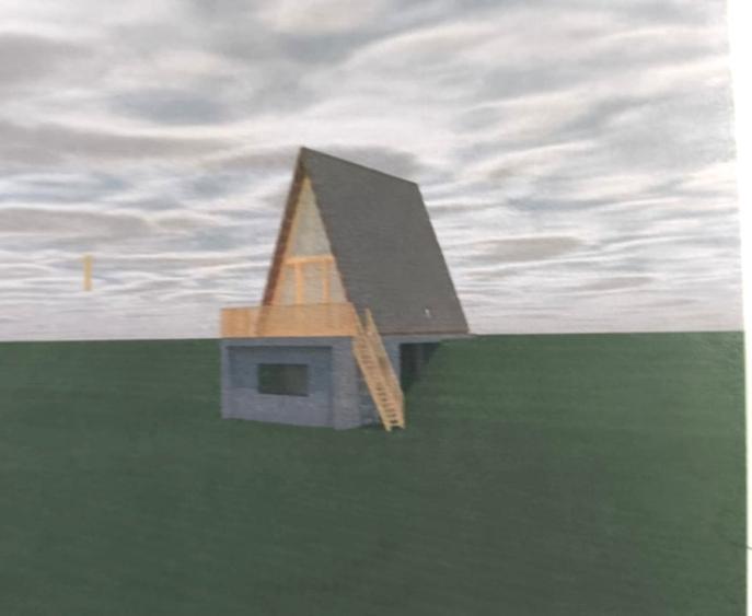 Teren cu Construcție și Proiect Autorizat A-Frame în Teiuș - 2