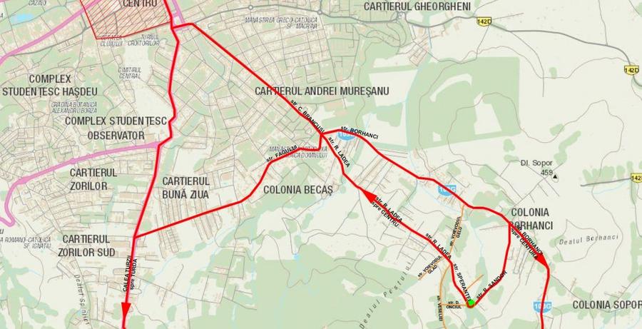 Teren in Borhanci, PUZ aprobat, 365 mp, front 17 ml - 3