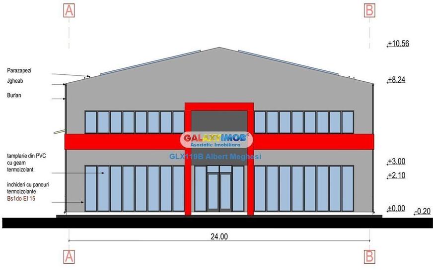 Vanzare Hala 2431 mp deschidere DN3 centura A0 - 2