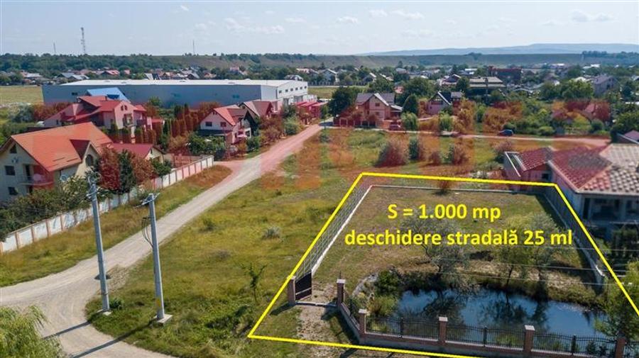Persoana fizica - teren 1.000mp - Serbanesti - cu lac amenajat - 1