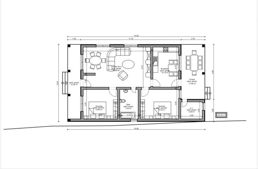 Teren intravilan 8km tg-jiu - 1