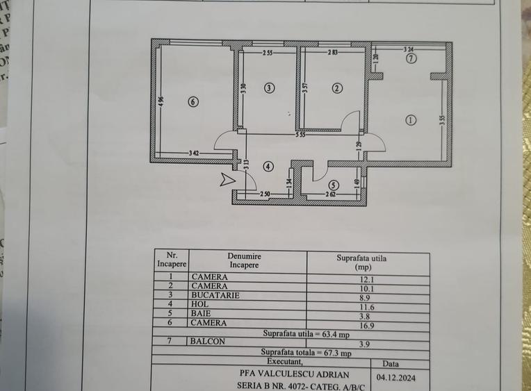 TOMIS NORD-BADEA CARTAN-APARTAMENT CU 3 CAMERE CENTRALA GAZE - 16