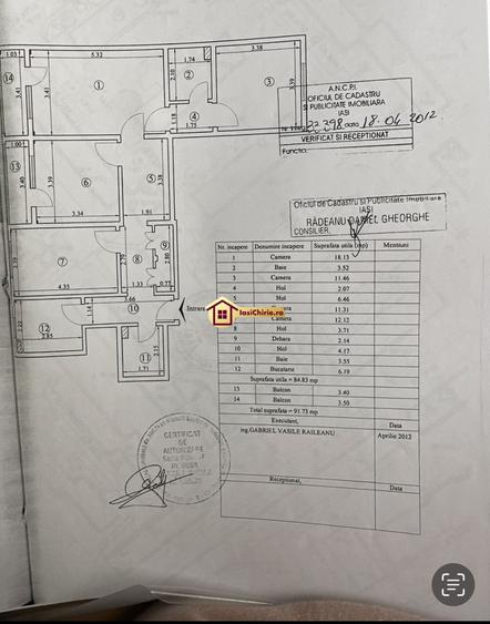 Apartament 4 camere Mircea cel Batran - 12