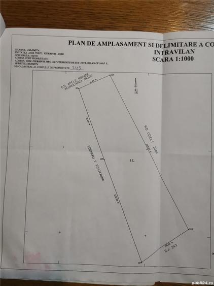 Teren de 150 mp, în Fierbinții de Sus