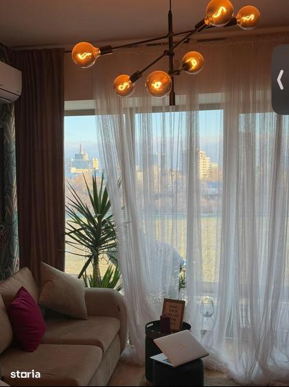 Apartament cu 2 camere semidecomandat, mobilat în Dămăroaia