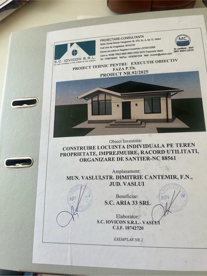 De vanzare , teren + proiect casa+ autorizatie de constructie - 3