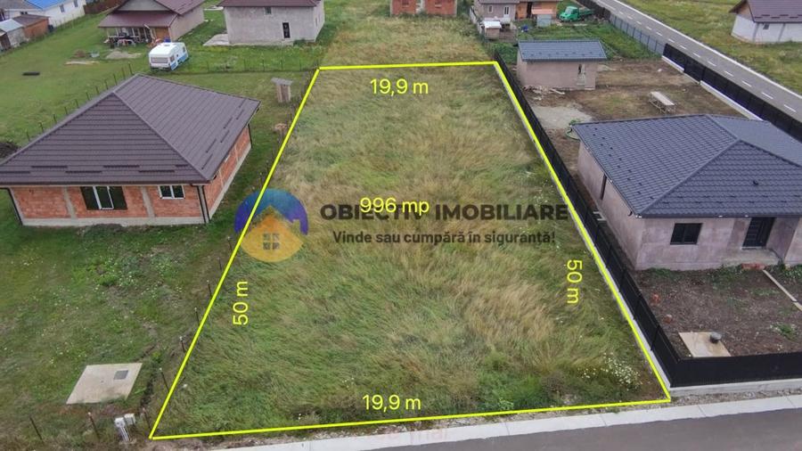Teren de vânzare – Zănești, jud. Neamț | 996 mp | Zonă în dezvoltare - 1