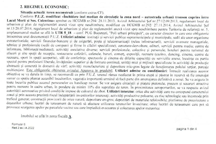 TEREN  INTRAVILAN  Strategic  - 1.243 mp – Casa Presei  - Zonă CB3 - 2