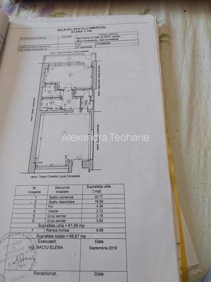 Spatiu comercial, 69 mp