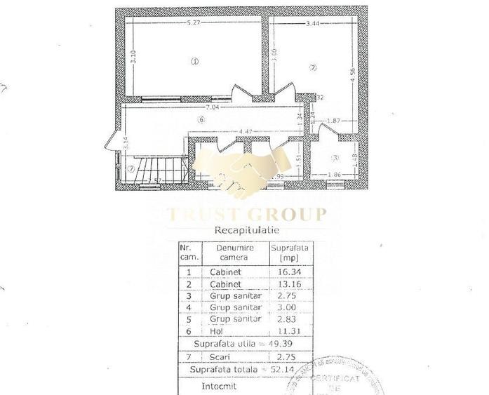 Imobil Eminescu - Radu de la Afumati - P+2 - 10 camere - 25