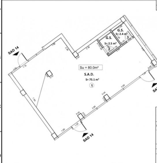 Spa?iu comercial, 80 mp utili, zona Centrala - 1