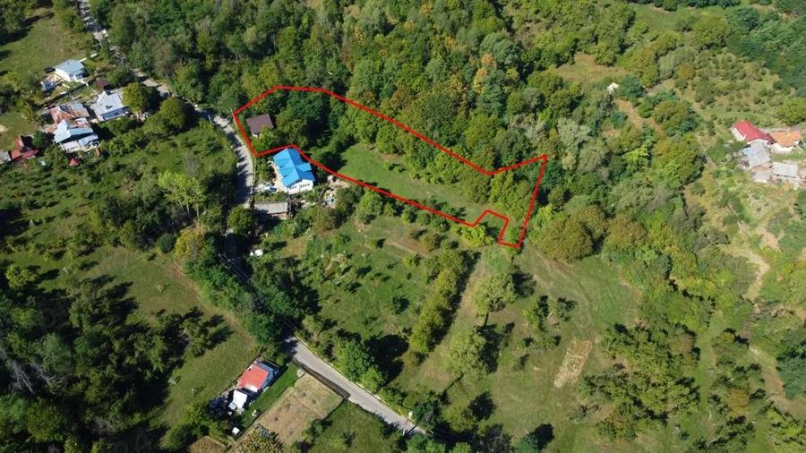 Casa la ro?u + 4391 mp teren de vanzare in comuna Valea Danului, sat Borobane?ti, jude? Arge?. - 1