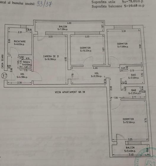 City Park Mall- 4 camere semi,2 gr sanitare, 2 balcoane - 8