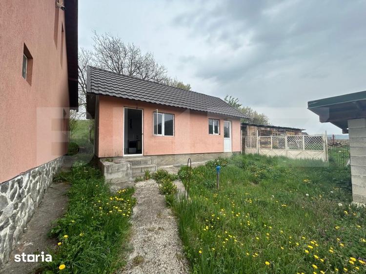 Casă cu 2 camere cu Teren 500 Mp în Central
