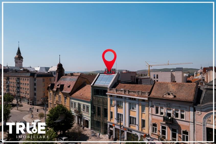 Ap. 2 cam, 57.3m? + 16.2m?, ultracentral, Arossa Center, Tg. Mureș! - 2