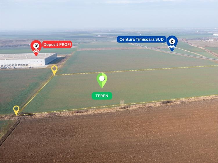 Teren | Ideal pentru Hale de Productie sau Depozitare | Comision 0% - 2