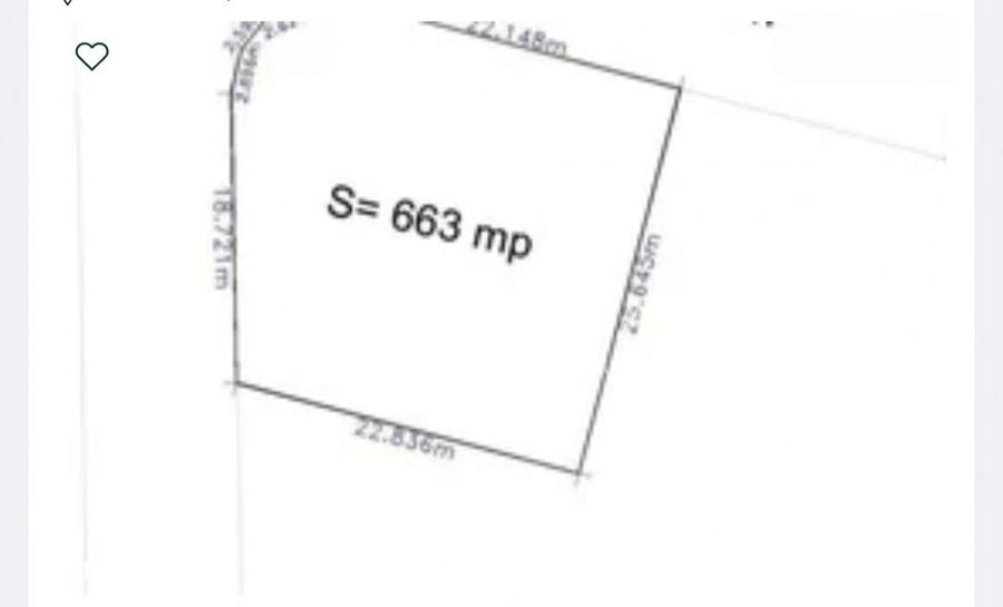 Teren intravilan,663 mp cu deschidere la doua strazi,zona Atex - 1