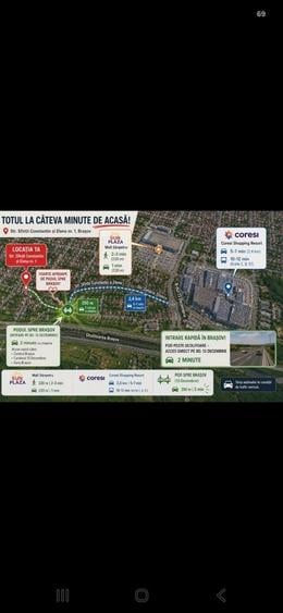 Apartament cu 3 camere semidecomandat în Sânpetru