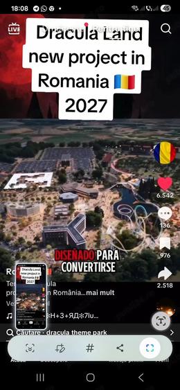 vand teren snagov langa Disney Dracula 1300 mp deschidere 17 ml la 9900 euro la apa lac - 2