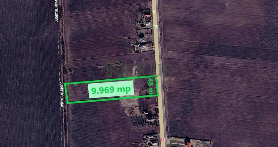 Teren agricol intravilan de 9969 mp, în Hârlești