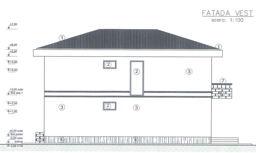 Teren 465mp, cu autorizatie casa individuala P+1E - 6