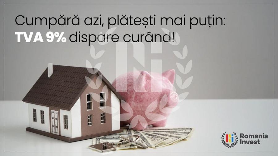 Apartament 1 camera zona de Nord - 49.38 mp utili - 2