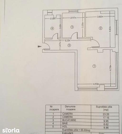 Apartament 3 camere zona Dacia - 1