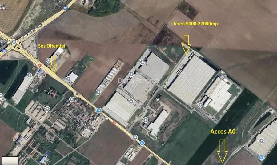 Popesti Teren logistic langa CTPark Jumbo pana la 27000mp