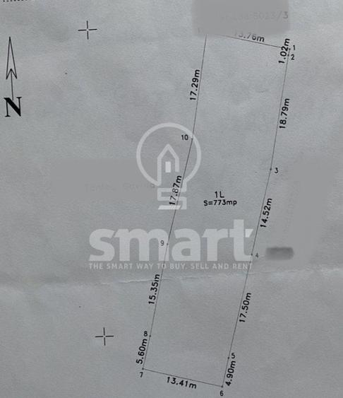 Teren Intravilan 773mp+drum Borhanci - 4