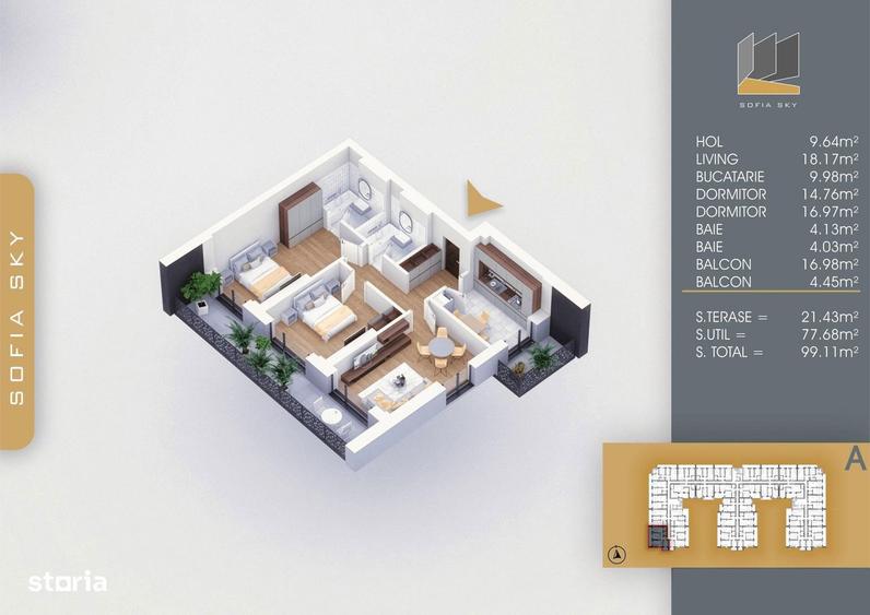 Apartament 3 camere SUPERB,Finalizat,Metrou Nicolae Teclu 8 min - 7