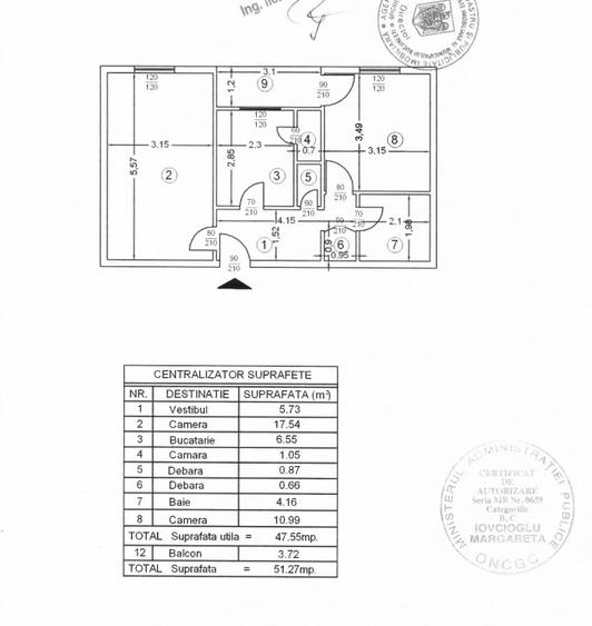 Decomandat* bloc 1980*etaj 3/8* 7 minute metrou* Str. Azurului - 13