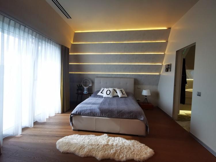 Penthouse  ultrafinisat cu 4 dormitoare, mobilier modern si garaj dublu - 8