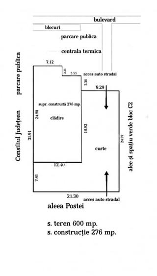 Ocazie Afaceri Vanzare cladire beton 276mp. cu Teren 600mp. - 5