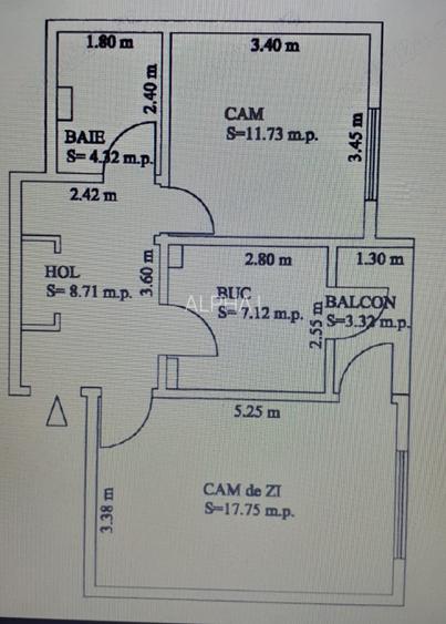 Tomis Nord 2 camere decomandat -95000 euro!