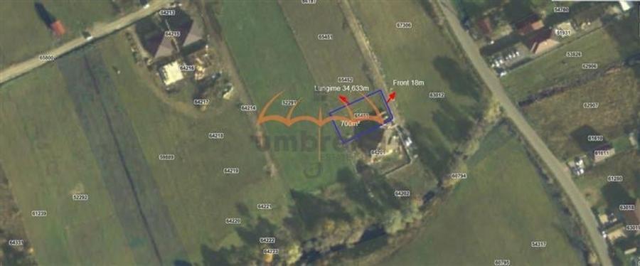 Teren intravilan de vanzare  in Popesti 700/? cu PUZ - 2