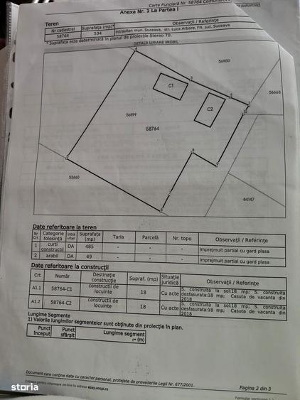 Teren 954mp Ultracentral + 2 cabane - 2