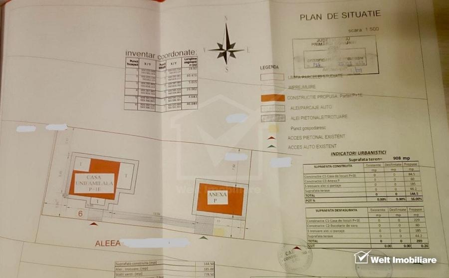 Teren Construcții intravilan de 908 mp, în Jucu de Mijloc