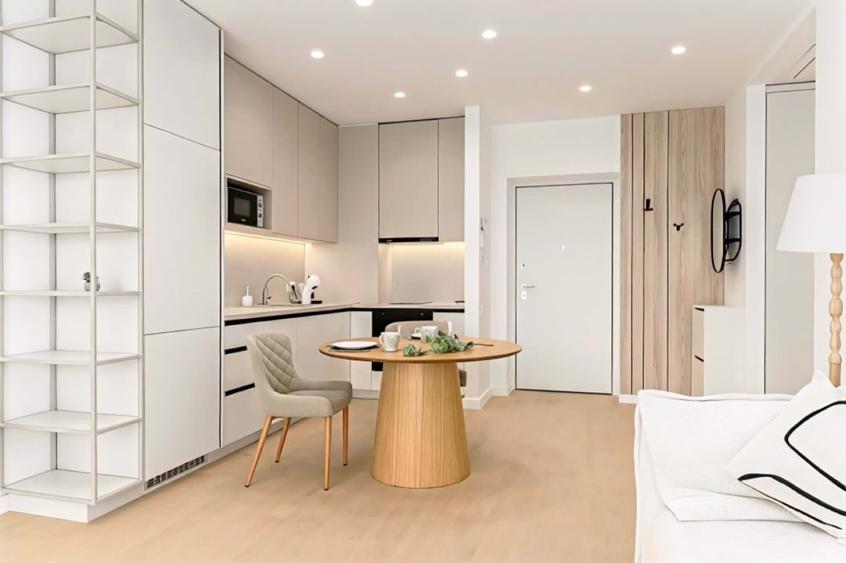 Bucharest CBD luxury apartment 2rooms for sale Aviatia Tower - 9