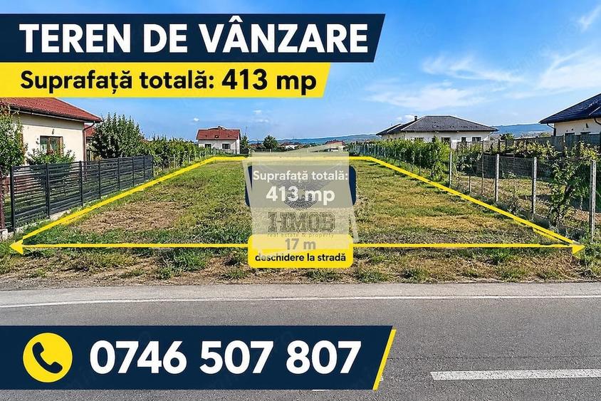 Teren de 413 mp, în Cristian
