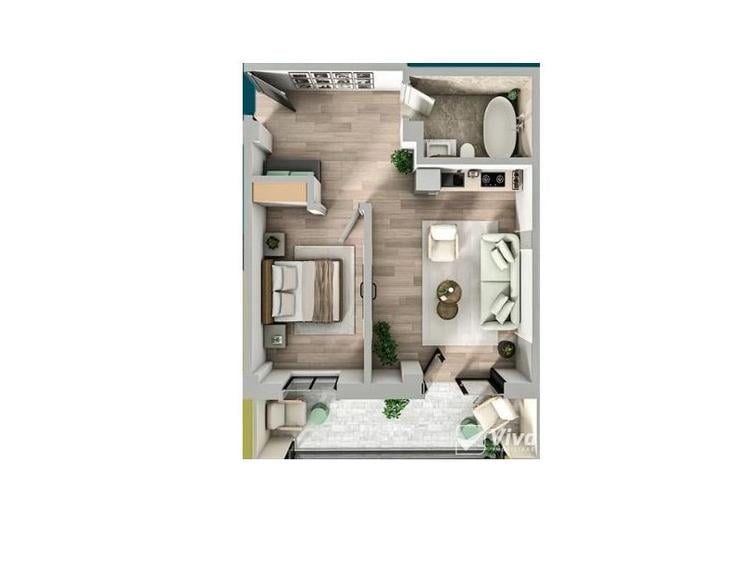 Apartament cu 2 camere în Mircea cel Bătrân