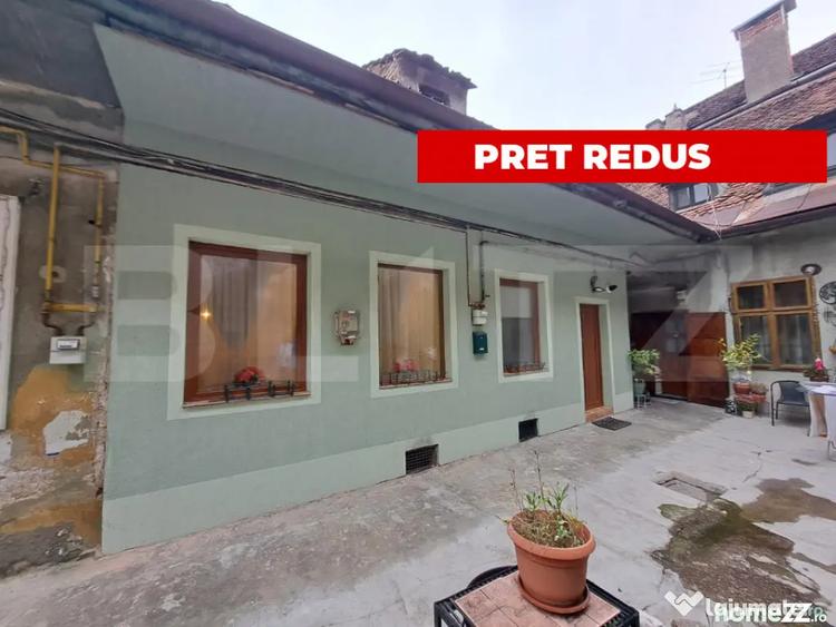 Casă cu 1 camere cu Canalizare în Centrul Istoric