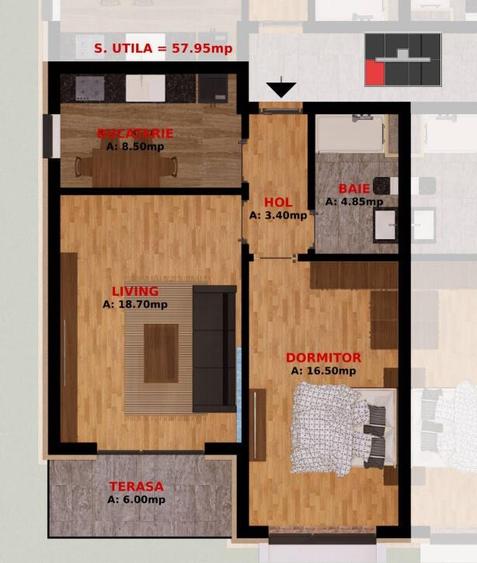 Apartamentedoua camere si Garsoniere. Tva Inclus! - 1
