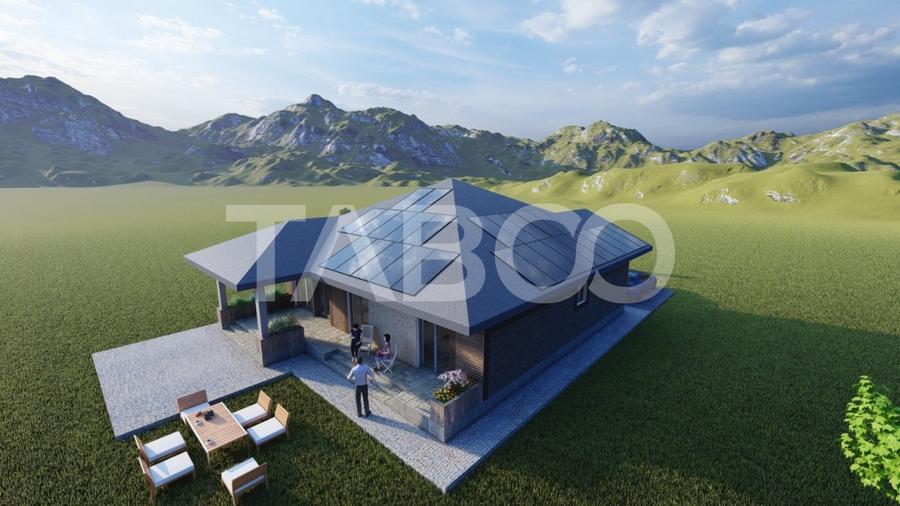 Casa deosebita de vanzare cu 3 camere Sura Mica Sibiu 500 mp teren - 4